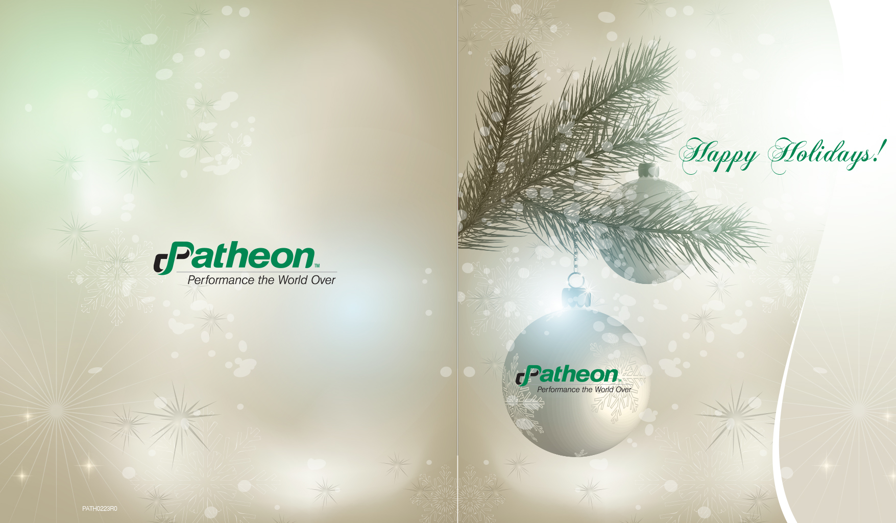 Patheon Holiday Card